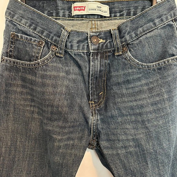 Levi's Other - LEVIS 569, Mens 25 x 27, Boys 14 Slim Loose Straight Fit Blue Jeans 80s/90s VTG